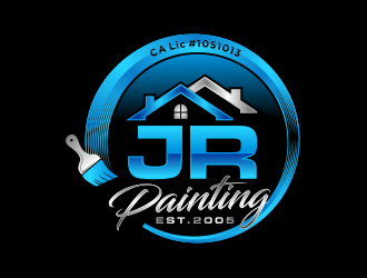 JR Painting logo design by aura