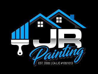 JR Painting logo design by jaize