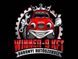 WINNER-B Kft. - Baranyi Autószervíz logo design by LucidSketch