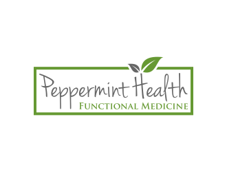 Peppermint Health Functional Medicine logo design by glasslogo