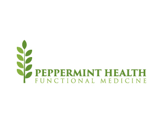 Peppermint Health Functional Medicine logo design by aryamaity