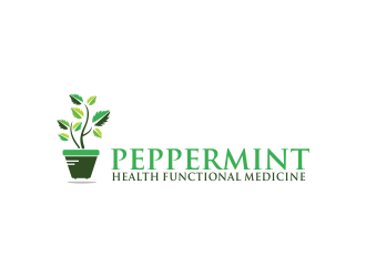 Peppermint Health Functional Medicine logo design by oke2angconcept