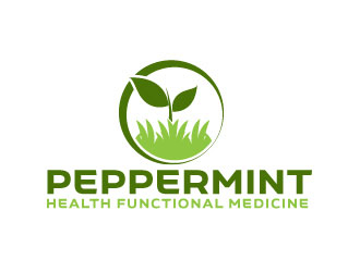 Peppermint Health Functional Medicine logo design by AamirKhan