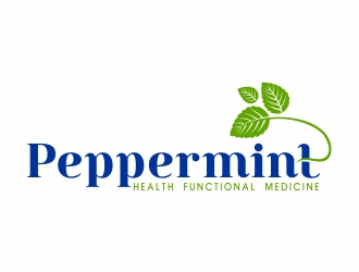 Peppermint Health Functional Medicine logo design by MonkDesign
