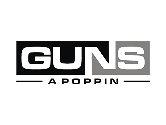 Guns A Poppin logo design by EkoBooM