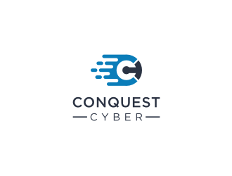 Conquest Cyber logo design by Susanti