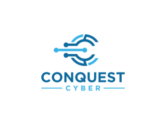Conquest Cyber logo design by RIANW