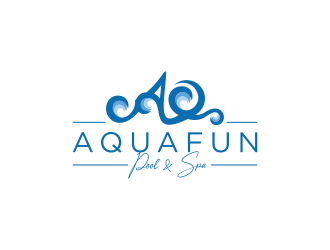 Aquafun Pool & Spa logo design by Msinur