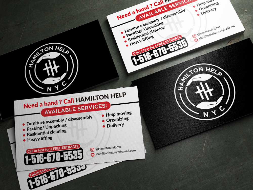 Hamilton Help logo design by Realistis