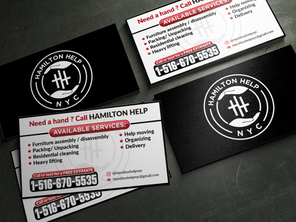 Hamilton Help logo design by Realistis