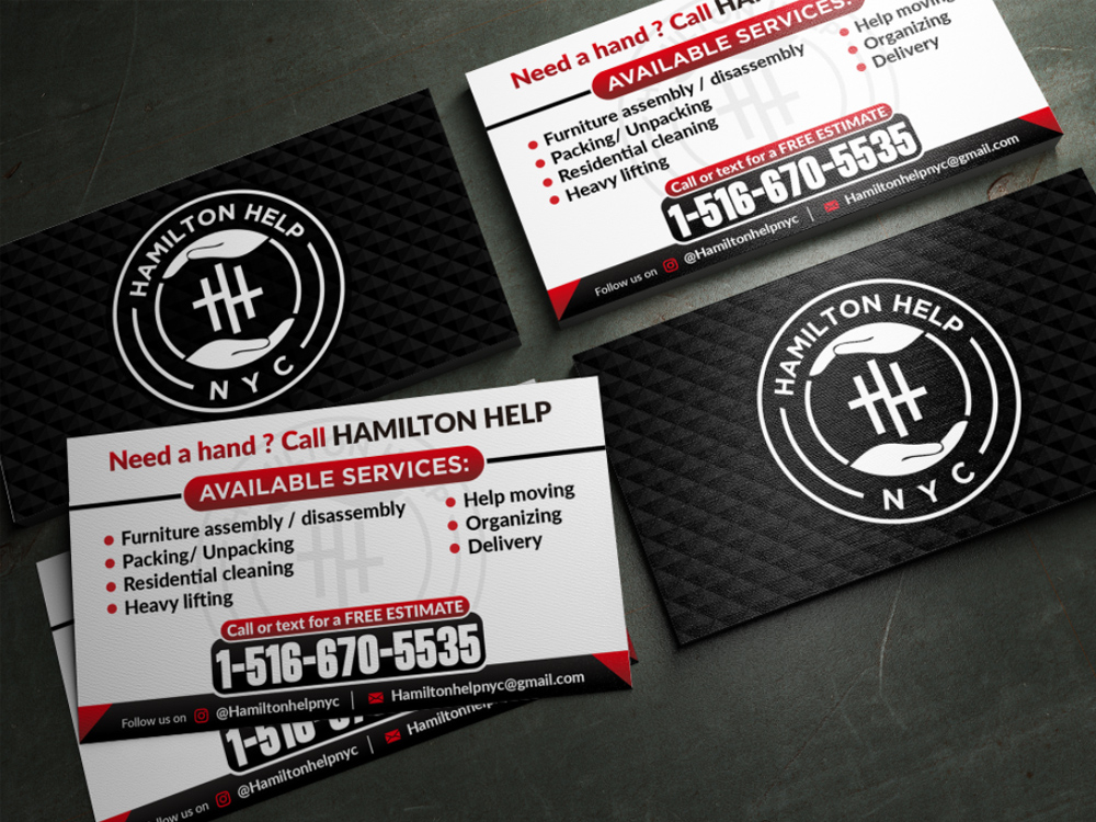Hamilton Help logo design by Realistis
