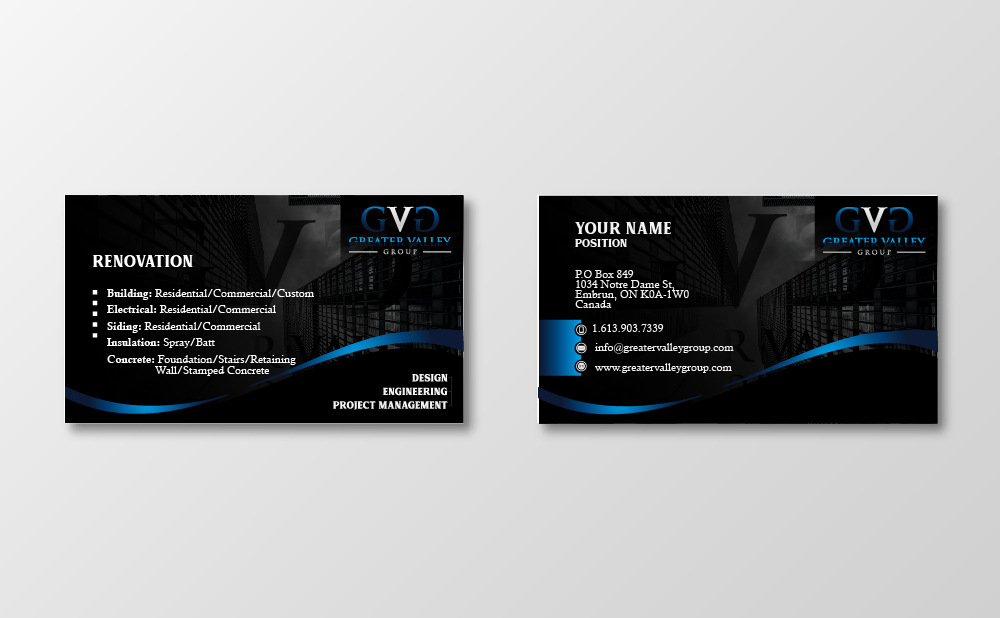 Greater Valley Group (GVG) logo design by Sofia Shakir