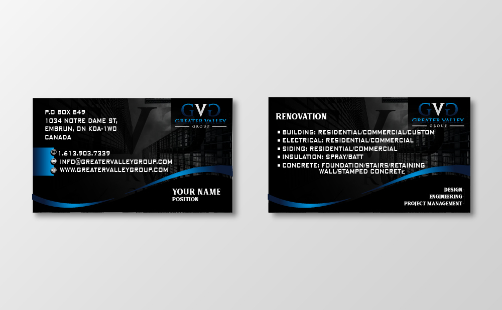 Greater Valley Group (GVG) logo design by Sofia Shakir