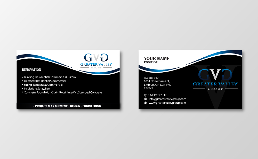 Greater Valley Group (GVG) logo design by Sofia Shakir