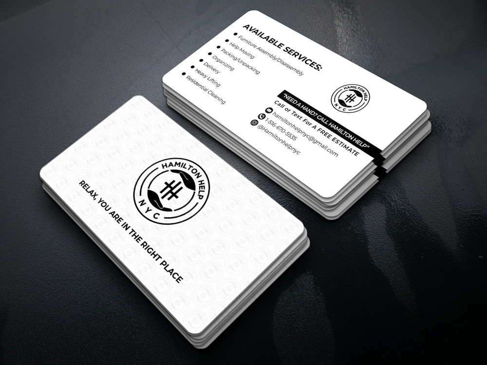 Hamilton Help logo design by Gelotine