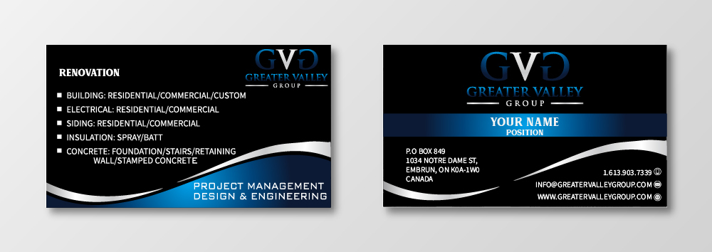 Greater Valley Group (GVG) logo design by Sofia Shakir