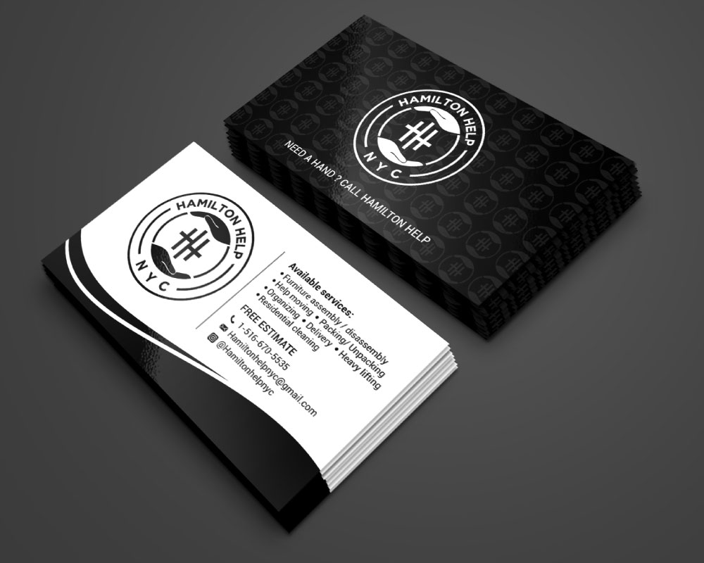 Hamilton Help logo design by Boomstudioz