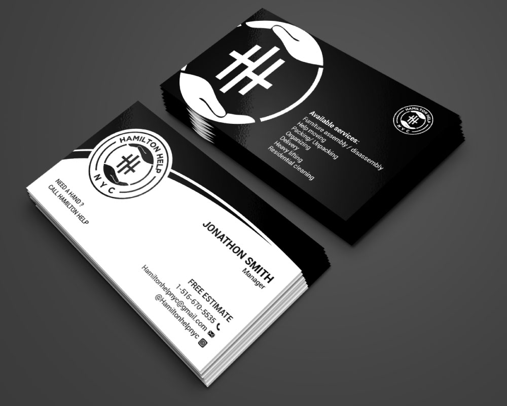 Hamilton Help logo design by Boomstudioz