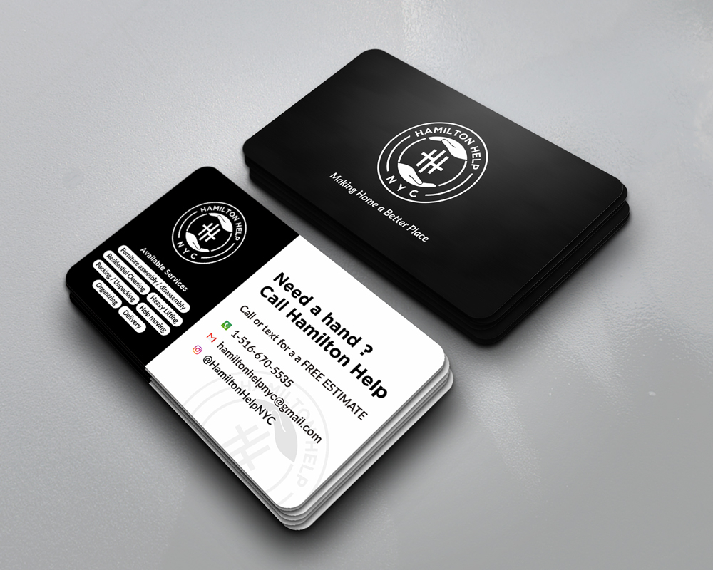 Hamilton Help logo design by Ulid