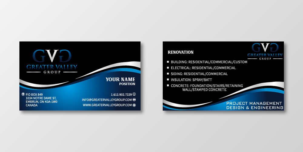 Greater Valley Group (GVG) logo design by Sofia Shakir