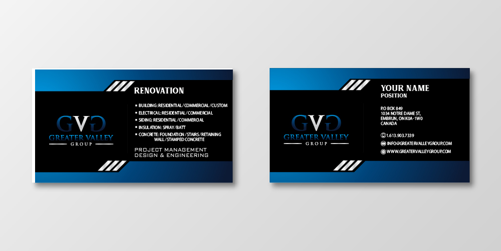 Greater Valley Group (GVG) logo design by Sofia Shakir