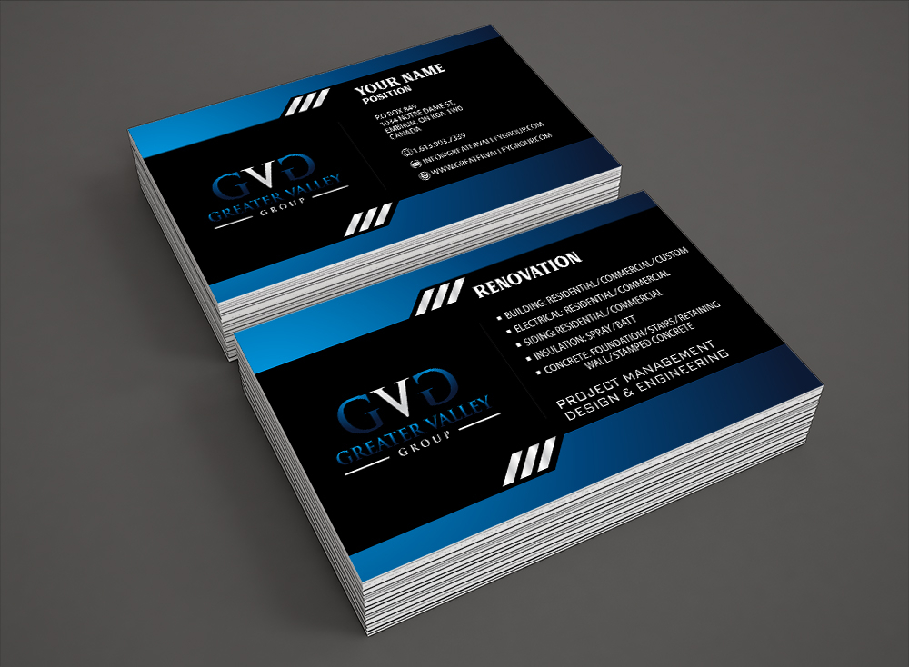 Greater Valley Group (GVG) logo design by Sofia Shakir