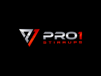 Pro1 Stirrups logo design by Asani Chie