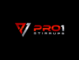 Pro1 Stirrups logo design by Asani Chie