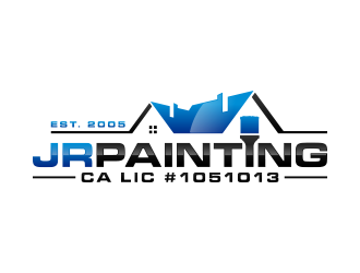 JR Painting logo design by lexipej