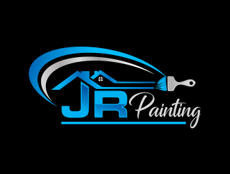 JR Painting logo design by Mahrein