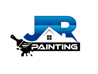 JR Painting logo design by M J
