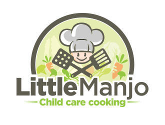 Little Manjo logo design by M J