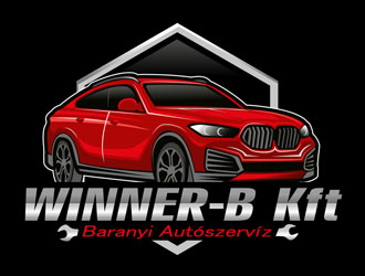 WINNER-B Kft. - Baranyi Autószervíz logo design by DreamLogoDesign