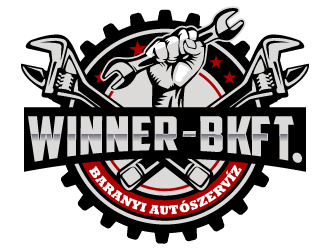 WINNER-B Kft. - Baranyi Autószervíz logo design by LucidSketch