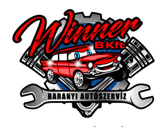 WINNER-B Kft. - Baranyi Autószervíz logo design by daywalker