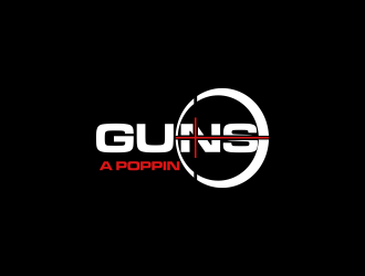 Guns A Poppin logo design by luckyprasetyo