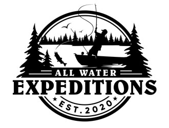 All Water Expeditions logo design by DreamLogoDesign
