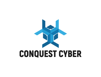 Conquest Cyber logo design by drifelm