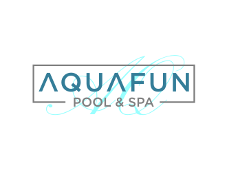 Aquafun Pool & Spa logo design by vostre
