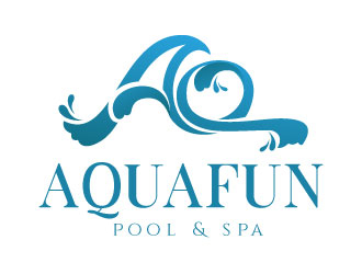 Aquafun Pool & Spa logo design by MonkDesign