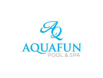 Aquafun Pool & Spa logo design by zinnia
