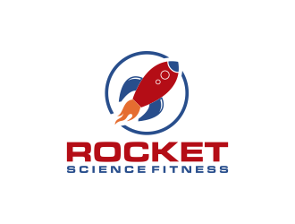 Rocket Science Fitness logo design by GassPoll