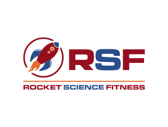 Rocket Science Fitness logo design by GassPoll
