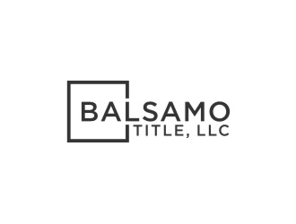 Balsamo Title, LLC logo design by bombers