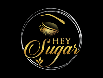 HEY SUGAR with tag line Shes Got Lashes! logo design by Andri