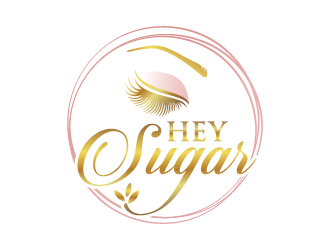 HEY SUGAR with tag line Shes Got Lashes! logo design by Andri
