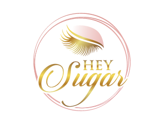 HEY SUGAR with tag line Shes Got Lashes! logo design by Andri