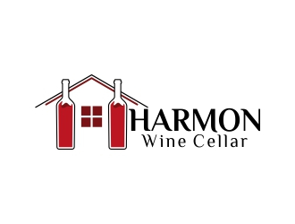 Harmon Wine Cellar logo design by DMC_Studio