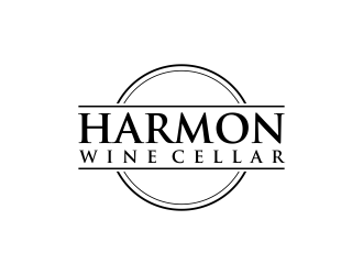 Harmon Wine Cellar logo design by oke2angconcept