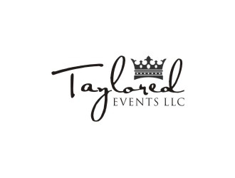 Taylored Events LLC logo design by bombers